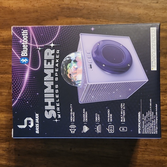 Shimmer wireless Bluetooth speaker - Picture 2 of 3